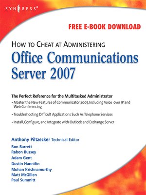 cover image of How to Cheat at Administering Office Communications Server 2007